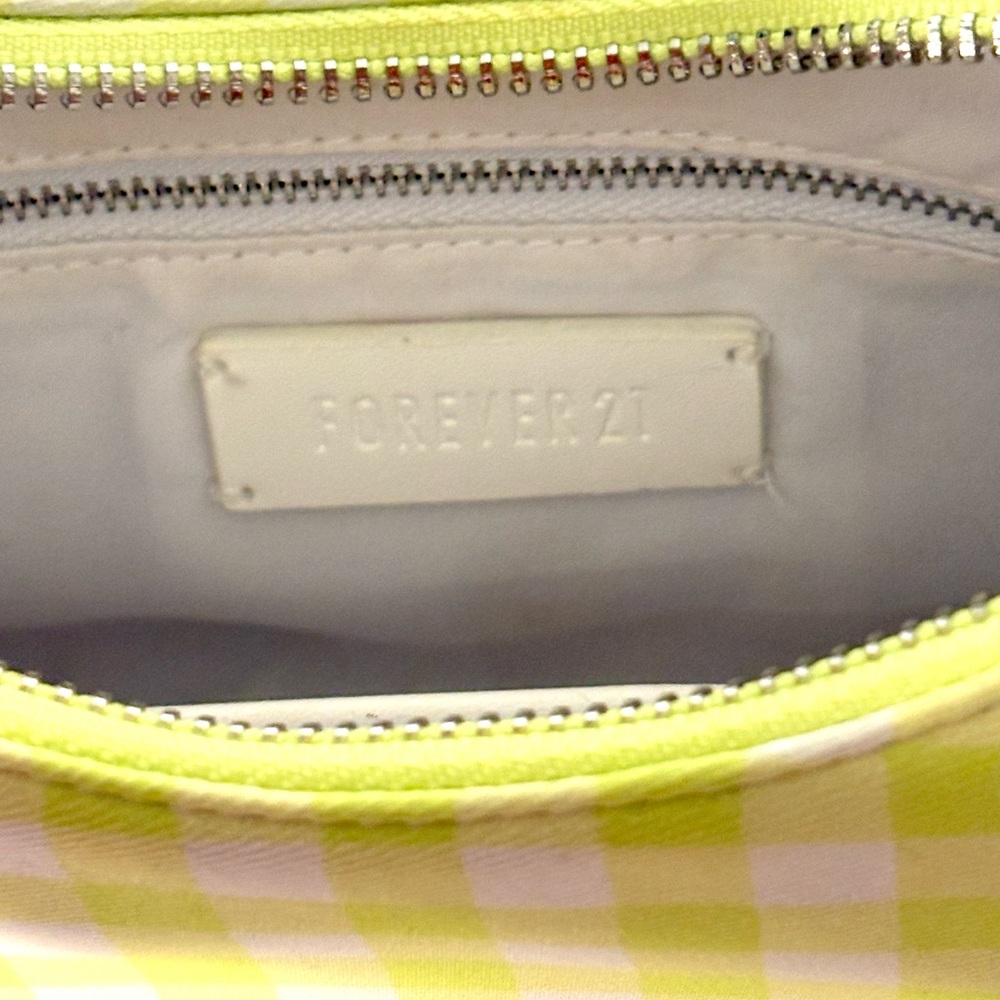 Forever 21 Yellow Gingham Shoulder Bag - Picture 9 of 9